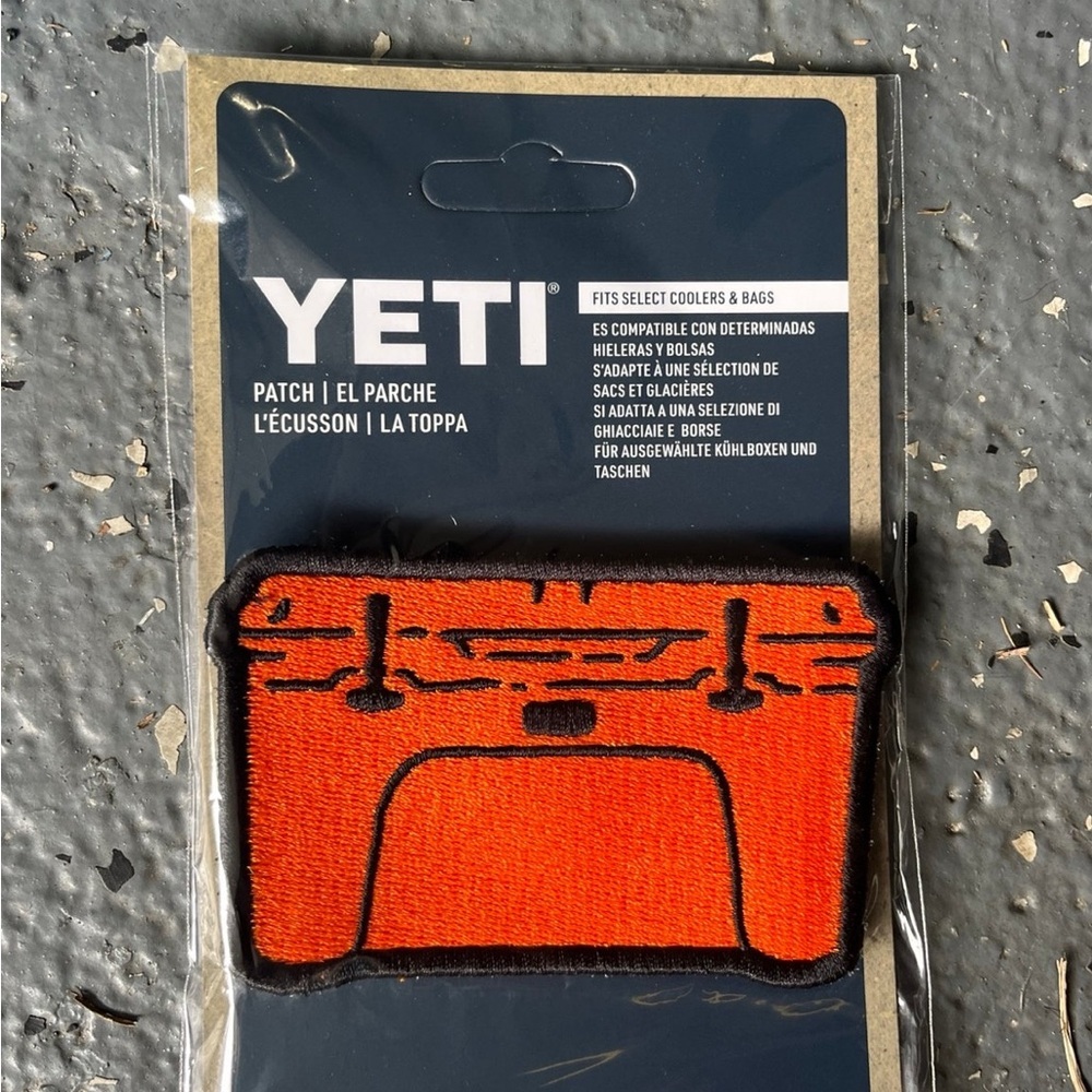 YETI King Crab Orange Tundra Patch Limited Edition - Picture 2 of 4